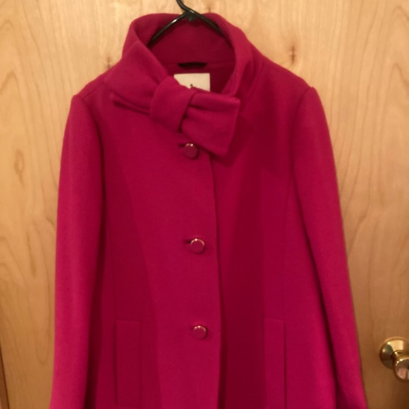 Kate spade size 14 pink coat